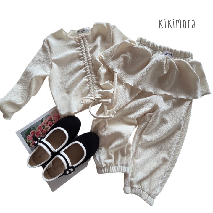 Kikimora - Korean Children Fashion - #todddlerfashion - Frill Lace Jogger Pants - 3