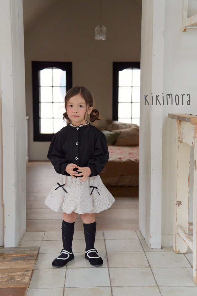 Kikimora - Korean Children Fashion - #toddlerclothing - Dot Balloon Skirt - 10