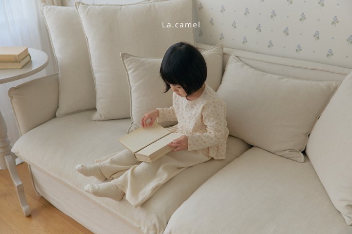 La Camel - Korean Baby Fashion - #babyboutique - Swan Eyelet Tee - 9