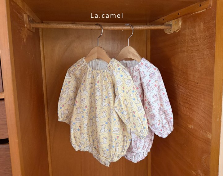 La Camel - Korean Baby Fashion - #babyboutique - Lulu Printed Suit - 5