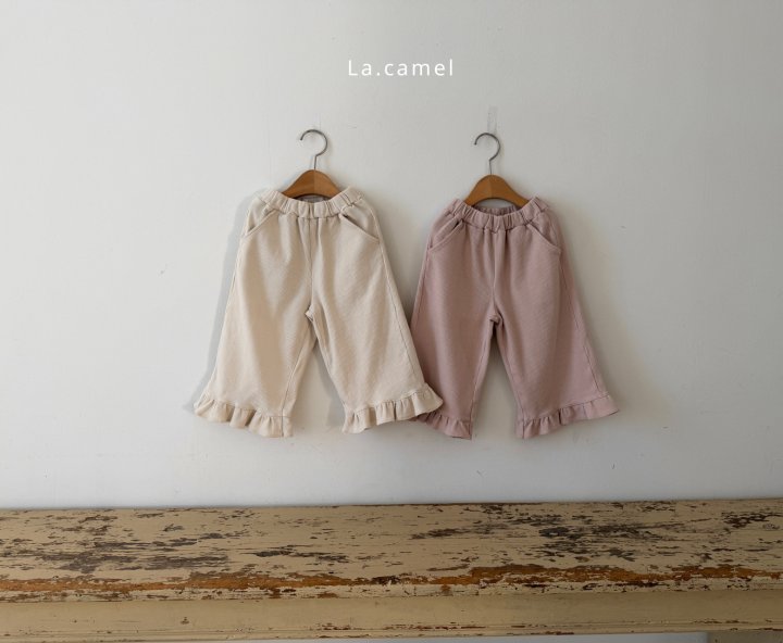 La Camel - Korean Baby Fashion - #babyboutique - Frill Span Pants - 10