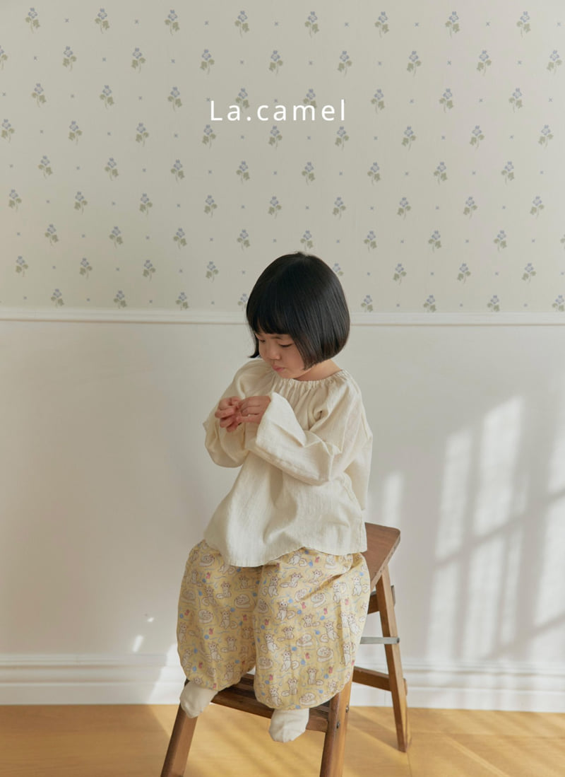 La Camel - Korean Baby Fashion - #babyboutiqueclothing - Lulu Printed Pants - 5