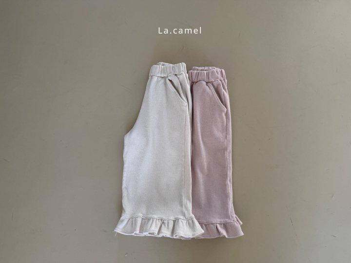 La Camel - Korean Baby Fashion - #babyboutiqueclothing - Frill Span Pants - 11