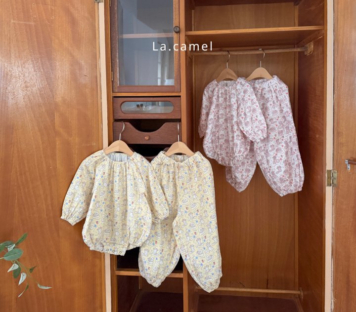 La Camel - Korean Baby Fashion - #babyclothing - Lulu Printed Suit - 7