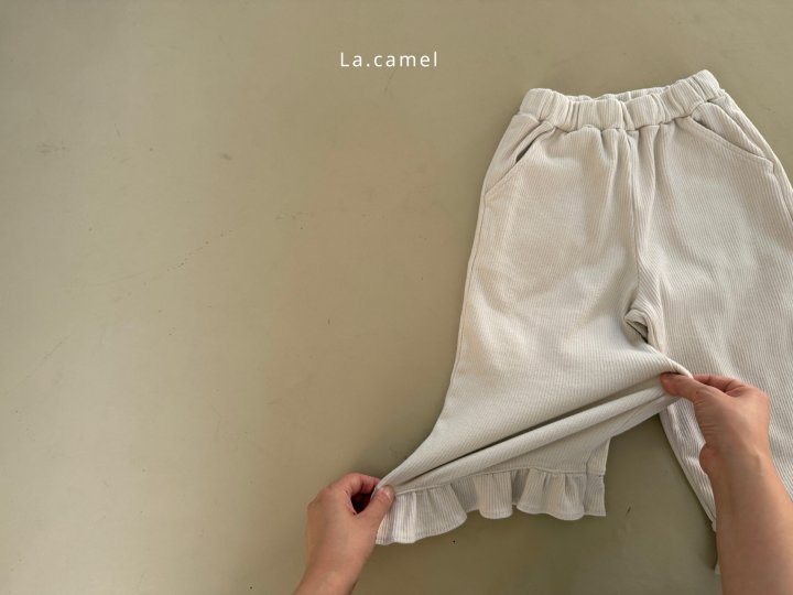 La Camel - Korean Baby Fashion - #babyclothing - Frill Span Pants - 12