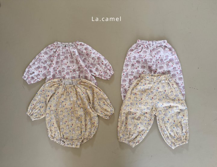 La Camel - Korean Baby Fashion - #babyfashion - Lulu Printed Suit - 8