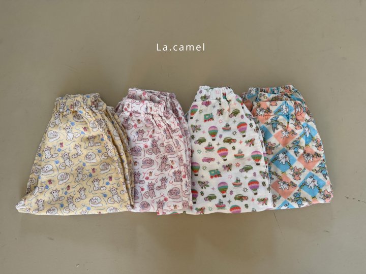 La Camel - Korean Baby Fashion - #babyfever - Lulu Printed Pants - 8