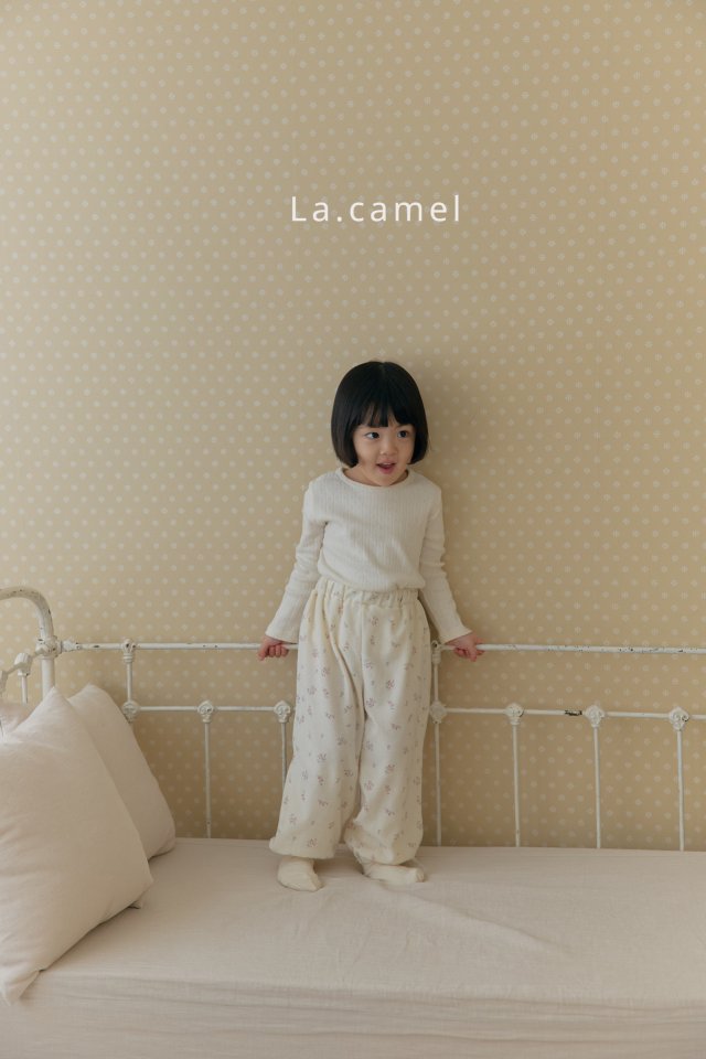 La Camel - Korean Baby Fashion - #babyfashion - Terry Pants - 4