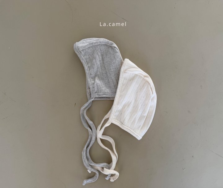 La Camel - Korean Baby Fashion - #babyfever - Molly Eyelet Hat - 3