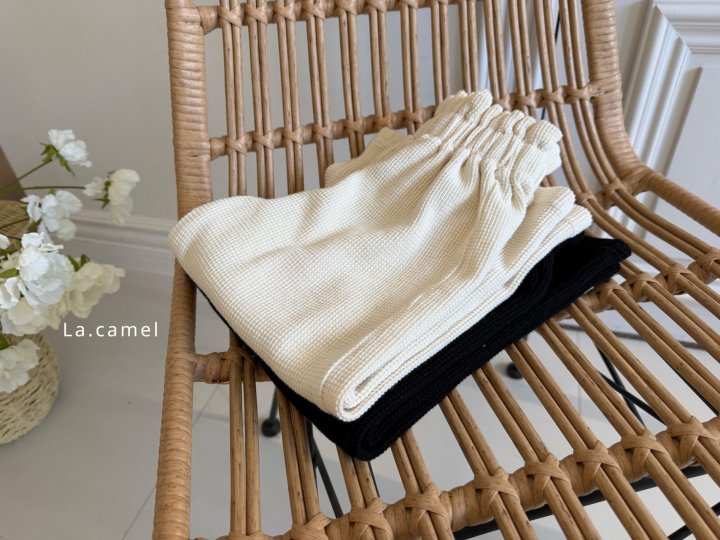 La Camel - Korean Baby Fashion - #babygirlfashion - Hari Waffle Pants - 5