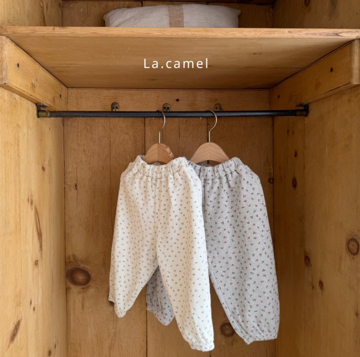 La Camel - Korean Baby Fashion - #babygirlfashion - Sunday Waffle Pants - 3