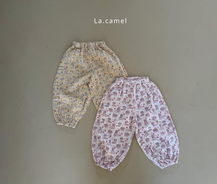 La Camel - Korean Baby Fashion - #babygirlfashion - Lulu Printed Pants - 9