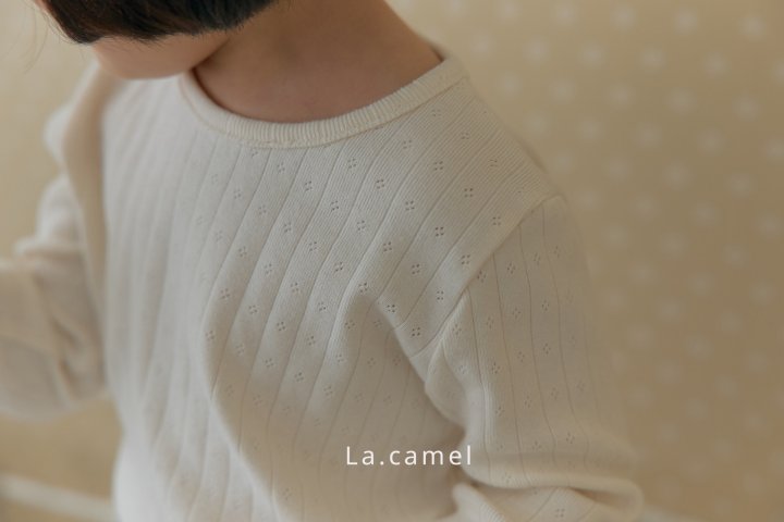La Camel - Korean Baby Fashion - #babygirlfashion - Molly Eyelet Tee - 2