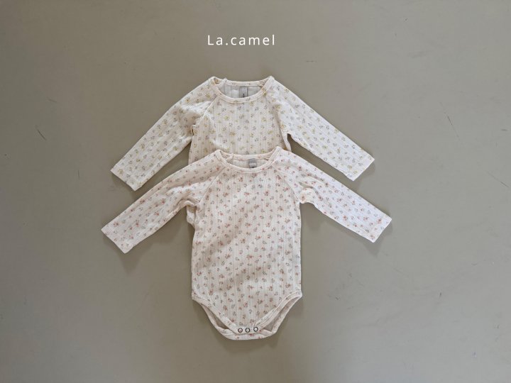 La Camel - Korean Baby Fashion - #babyoninstagram - Swan Eyelet Suit - 3