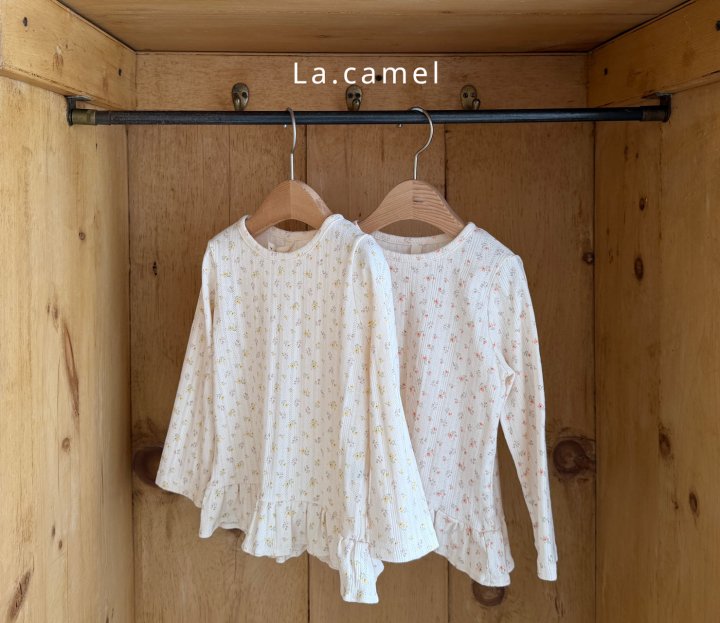La Camel - Korean Baby Fashion - #babyoninstagram - Swan Eyelet Tee