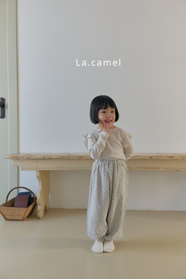 La Camel - Korean Baby Fashion - #babyootd - Sunday Waffle Pants - 6