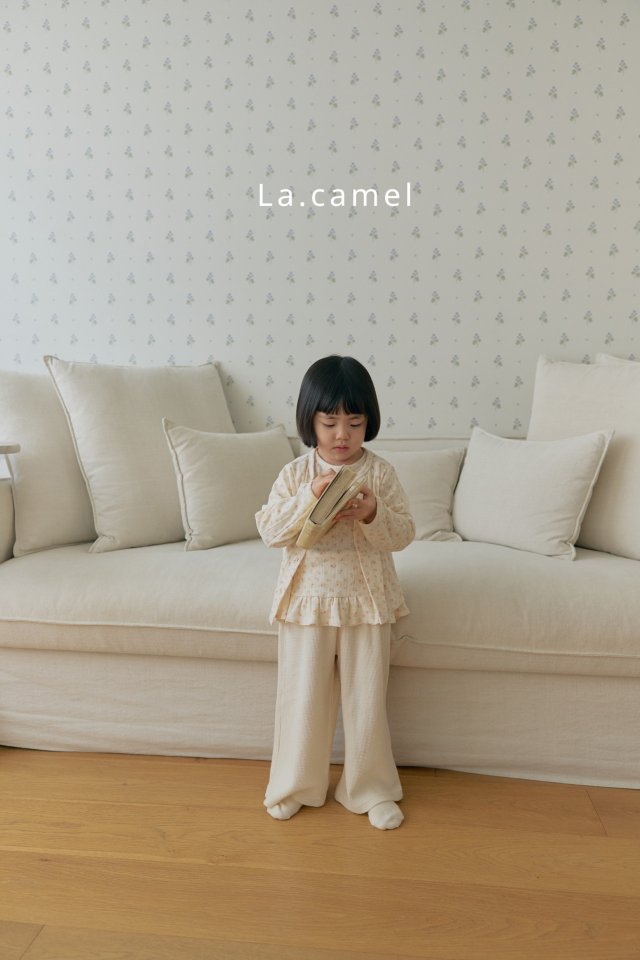 La Camel - Korean Baby Fashion - #babyootd - Swan Eyelet Cardigan - 3