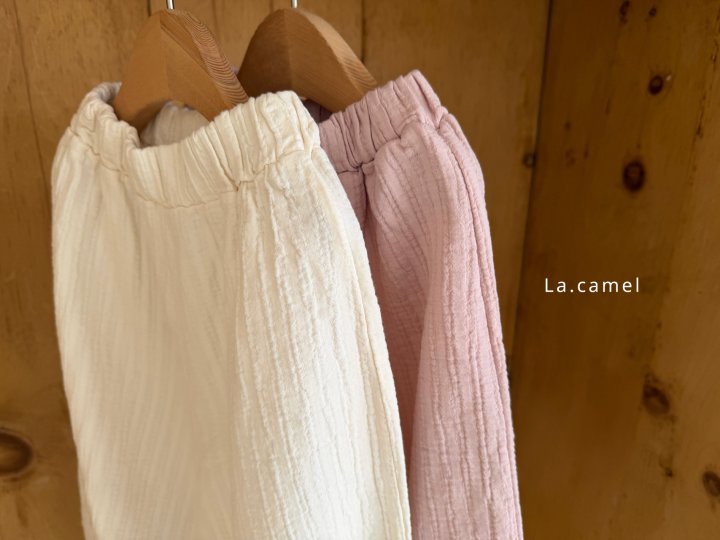 La Camel - Korean Baby Fashion - #babyoutfit - Popo Plain Pants - 2