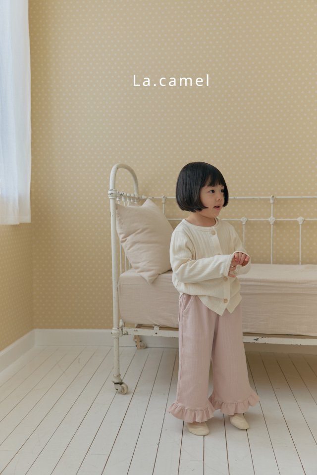 La Camel - Korean Baby Fashion - #babyoutfit - Molly Eyelet Cardigan - 5