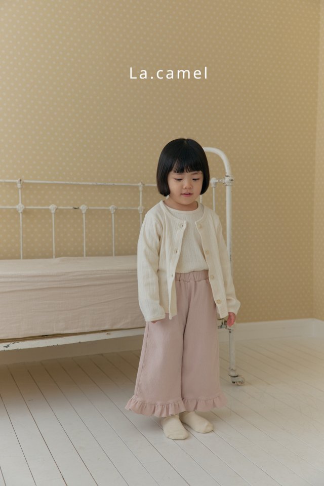 La Camel - Korean Baby Fashion - #babyoutfit - Molly Eyelet Cardigan - 6