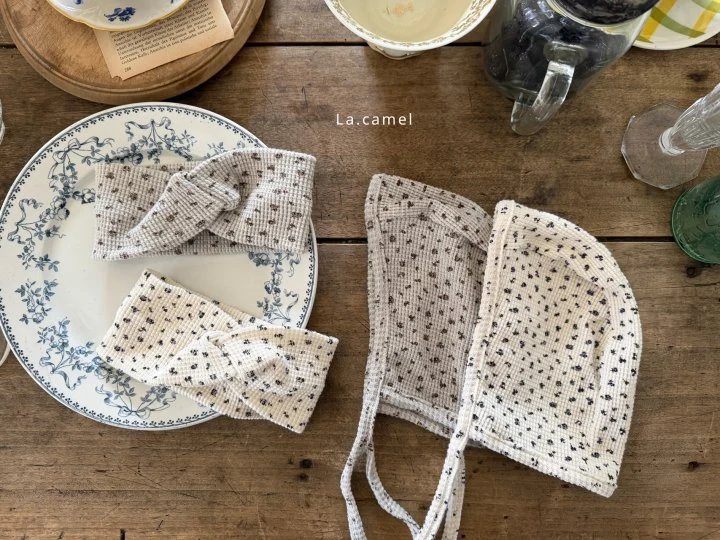 La Camel - Korean Baby Fashion - #babyoutfit - Eva Waffle Hat - 3