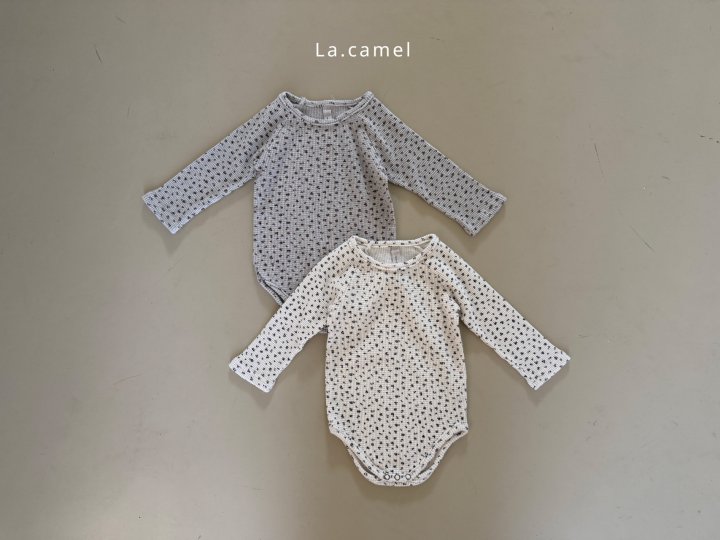 La Camel - Korean Baby Fashion - #babyoutfit - Eva Waffle Suit