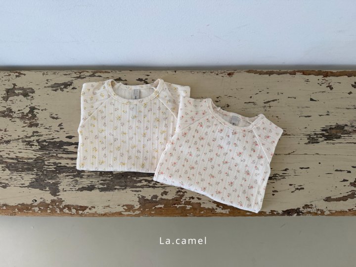 La Camel - Korean Baby Fashion - #babywear - Swan Eyelet Suit - 7