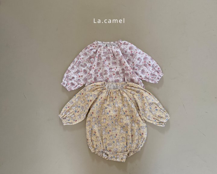 La Camel - Korean Baby Fashion - #babywear - Lulu Printed Suit