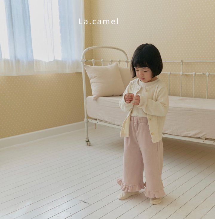 La Camel - Korean Baby Fashion - #babywear - Frill Span Pants - 6