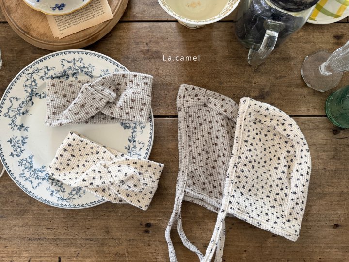 La Camel - Korean Baby Fashion - #babyoutfit - Eva Waffle Hairband - 4