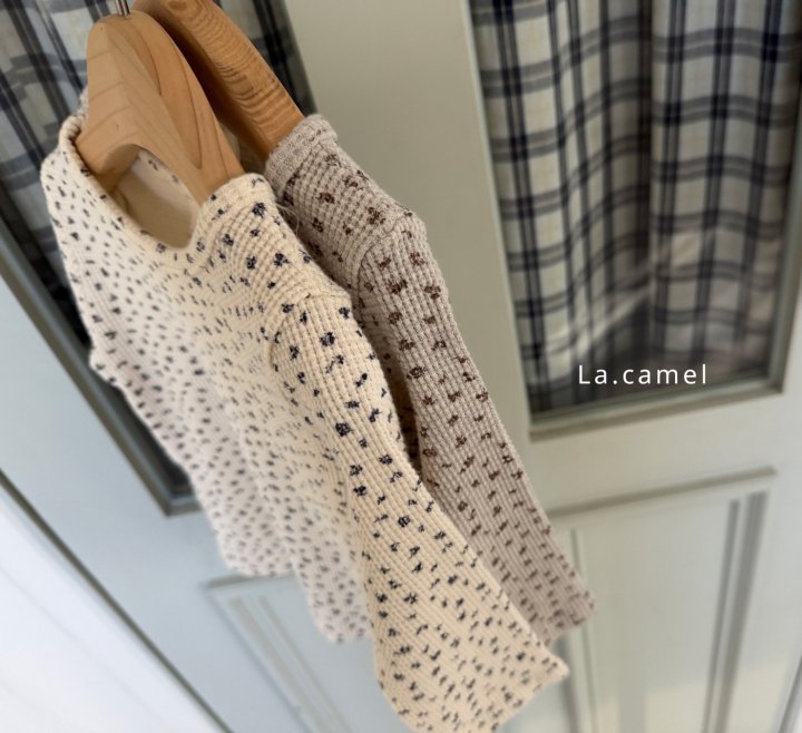 La Camel - Korean Baby Fashion - #babywear - Eva Waffle Tee - 2