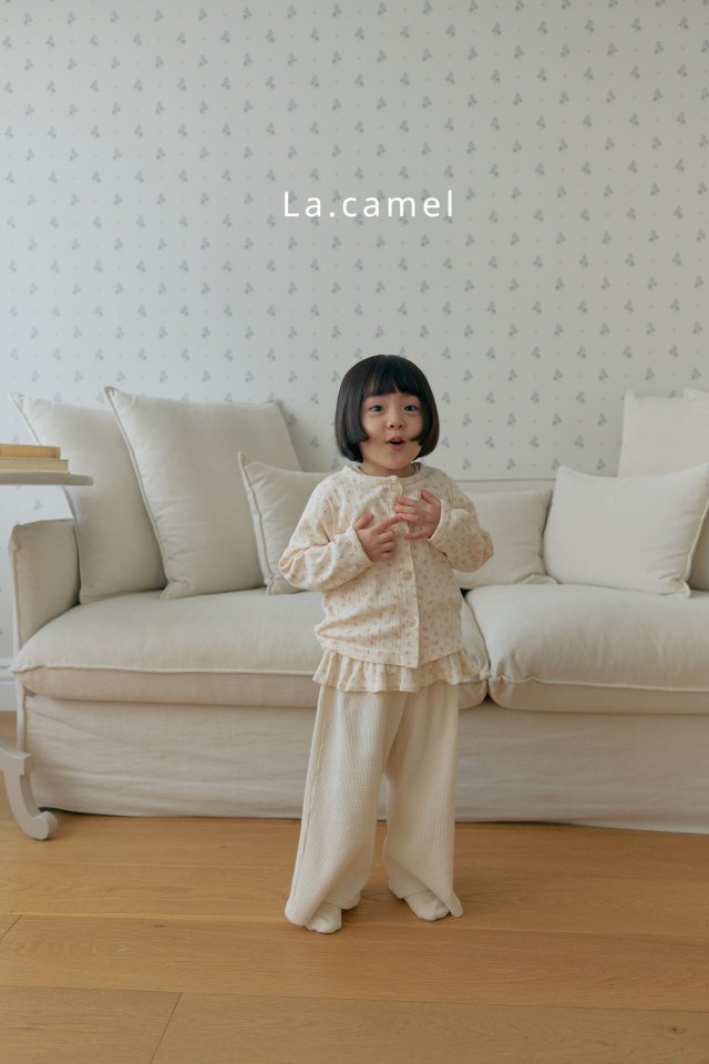 La Camel - Korean Baby Fashion - #onlinebabyboutique - Hari Waffle Pants - 12