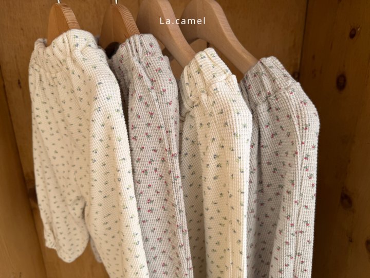 La Camel - Korean Baby Fashion - #onlinebabyboutique - Sunday Waffle Pants - 10