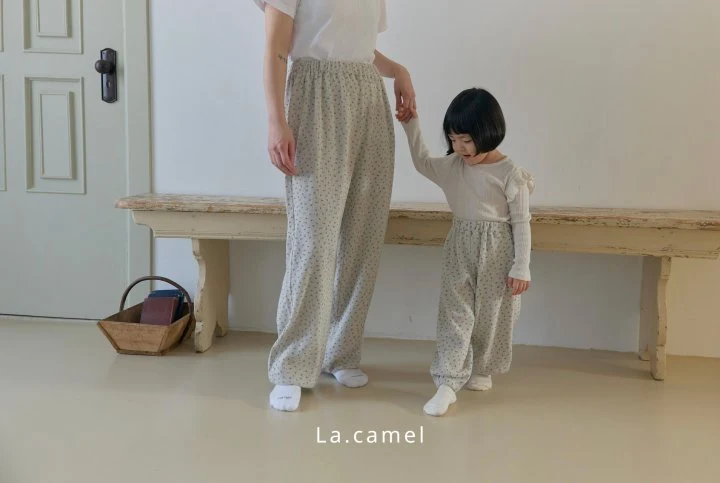 La Camel - Korean Baby Fashion - #onlinebabyshop - Sunday Waffle Pants - 11