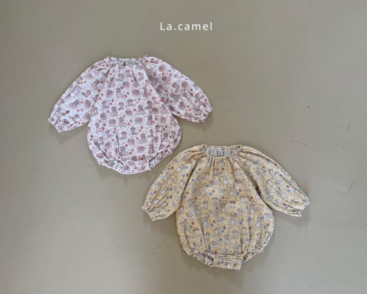 La Camel - Korean Baby Fashion - #onlinebabyshop - Lulu Printed Suit - 3
