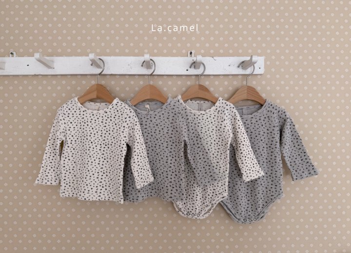 La Camel - Korean Baby Fashion - #onlinebabyshop - Eva Waffle Suit - 5