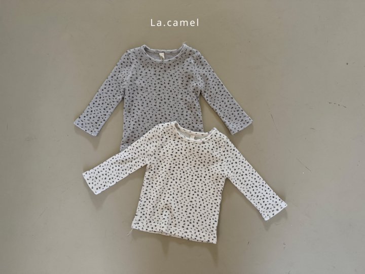 La Camel - Korean Baby Fashion - #smilingbaby - Eva Waffle Tee - 5