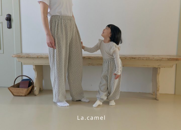 La Camel - Korean Women Fashion - #momslook - Sunday Waffle Mom Pants - 8