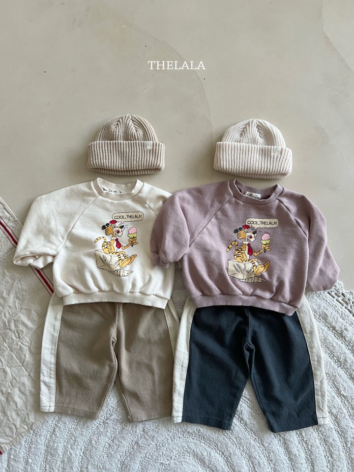 Lala - Korean Baby Fashion - #smilingbaby - Tiger Sweatshirt - 4