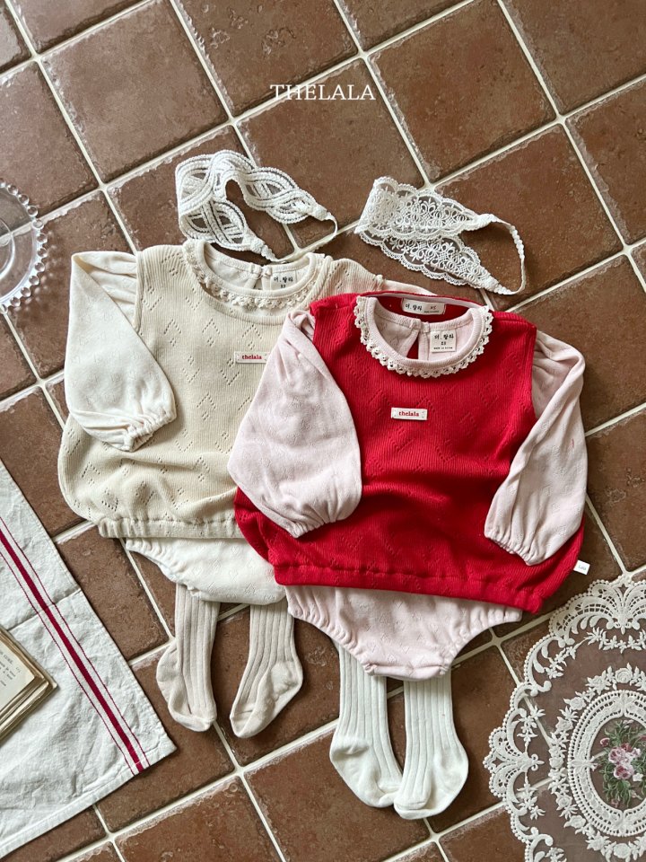 Lala - Korean Baby Fashion - #babyboutique - Matching Vest - 3