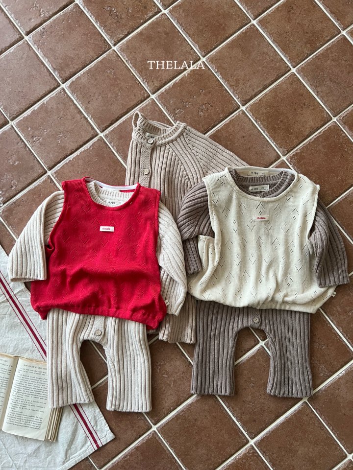 Lala - Korean Baby Fashion - #babyboutique - Matching Vest - 4