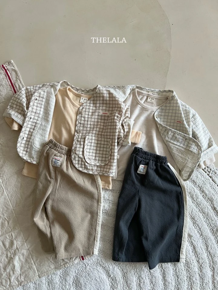 Lala - Korean Baby Fashion - #babyfashion - Dobby Check Jacket - 6