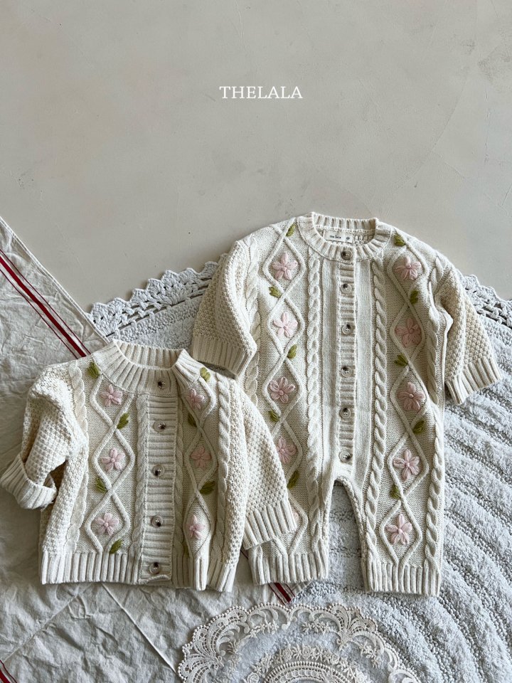 Lala - Korean Baby Fashion - #babylifestyle - Rice Cake Cardigan - 4