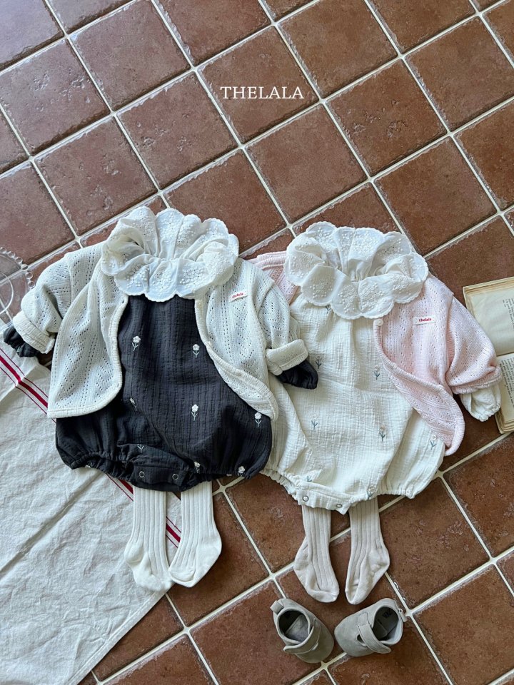Lala - Korean Baby Fashion - #babyoutfit - Lala Ribbed Tights - 9