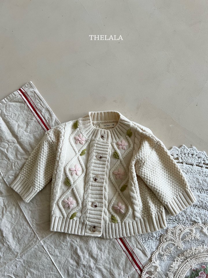 Lala - Korean Baby Fashion - #babyoutfit - Rice Cake Cardigan - 7