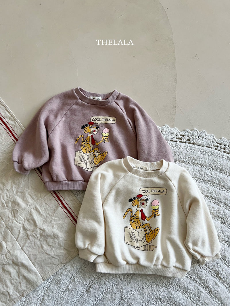 Lala - Korean Baby Fashion - #onlinebabyboutique - Tiger Sweatshirt