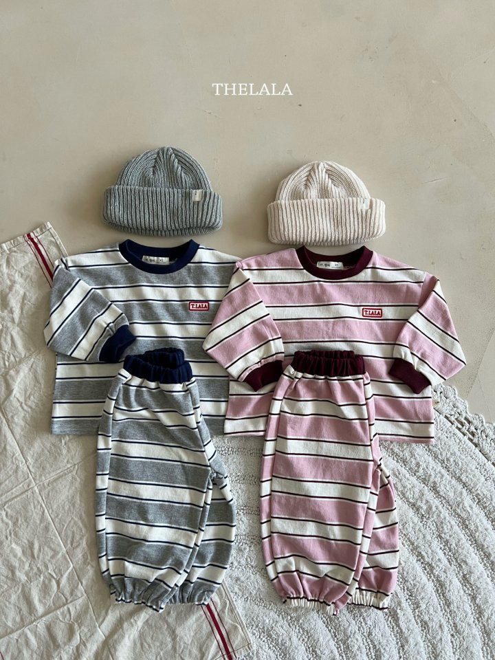 Lala - Korean Baby Fashion - #onlinebabyboutique - Kkandori Top Bottom Set - 11