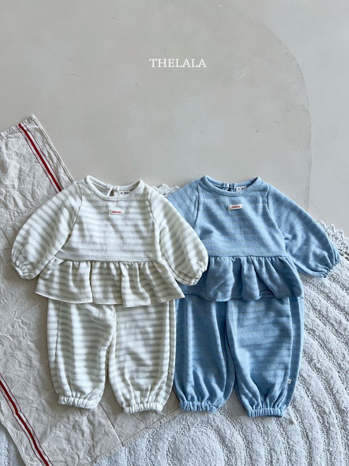 Lala - Korean Baby Fashion - #onlinebabyboutique - Sparkle Top Bottom Set - 5