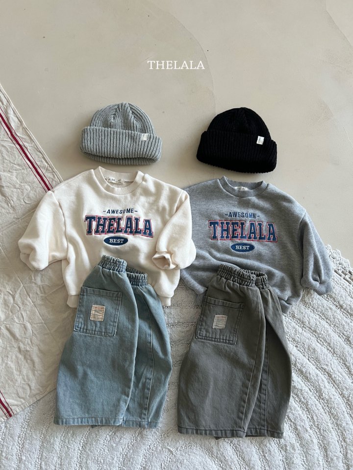 Lala - Korean Baby Fashion - #onlinebabyshop - Curve Denim Pants - 5
