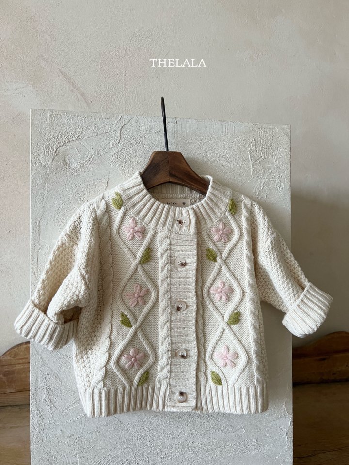 Lala - Korean Baby Fashion - #onlinebabyshop - Rice Cake Cardigan - 10